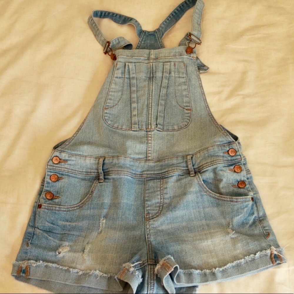 Denim overalls